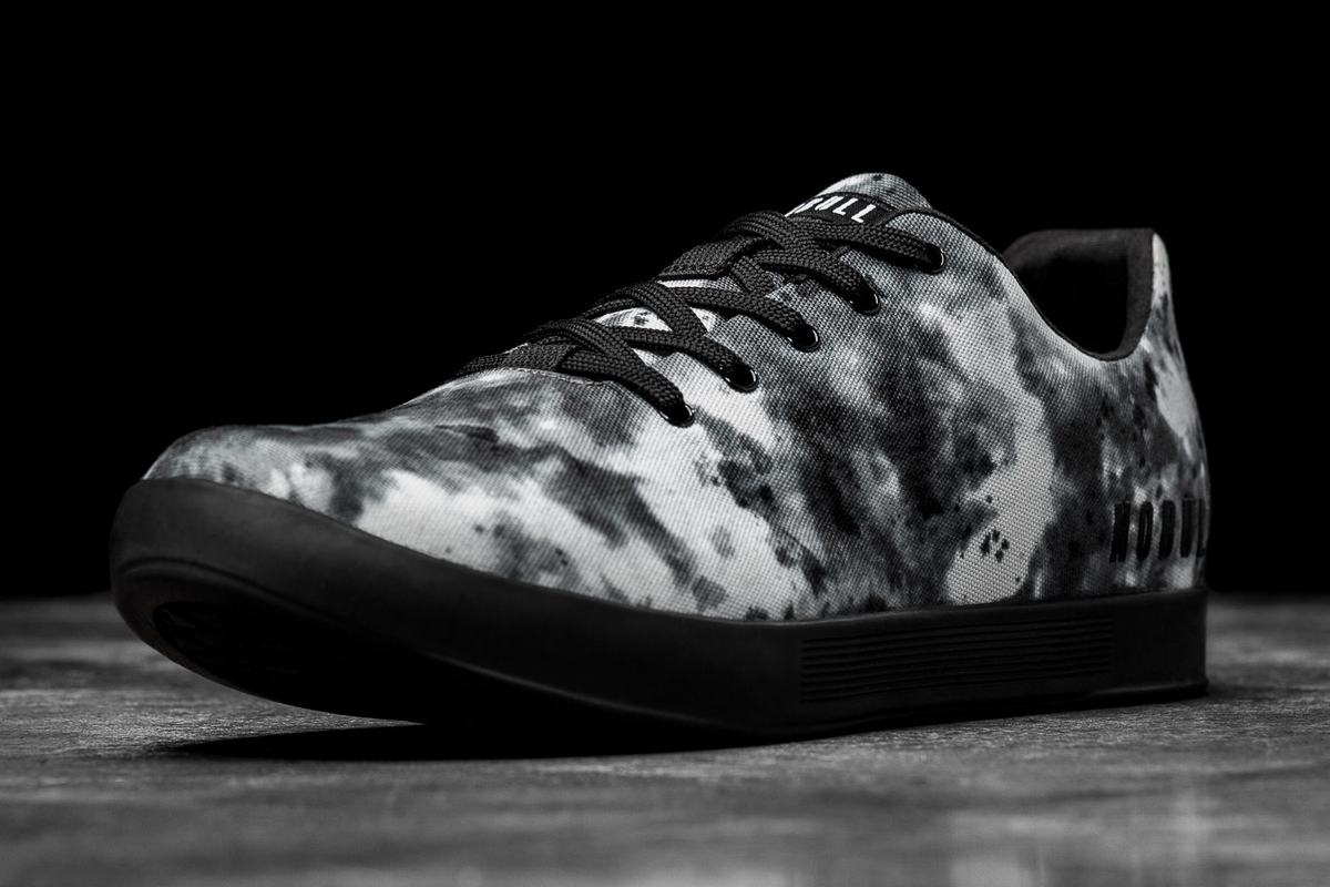 Nobull Tie-Dye Canvas Men's Trainers Grey | Australia (TR8576)